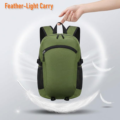 Lightweight Hiking Backpack 18L Packable Foldable Small Daypack Collapsible - Image 4