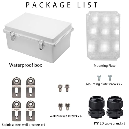 Outdoor Waterproof Electrical Box Junction Box Weatherproof IP67 ABS Plastic - Image 4