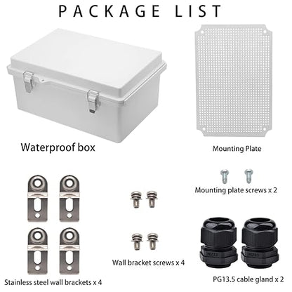 Outdoor Waterproof Electrical Box Junction Box Weatherproof IP67 ABS Plastic - Image 4