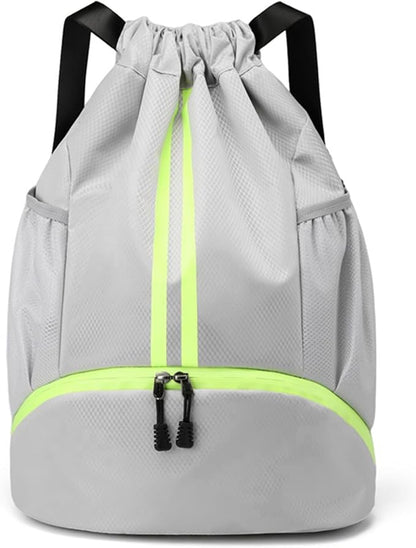 JELUTAR Drawstring Backpack Gym Bag by JELUTAR