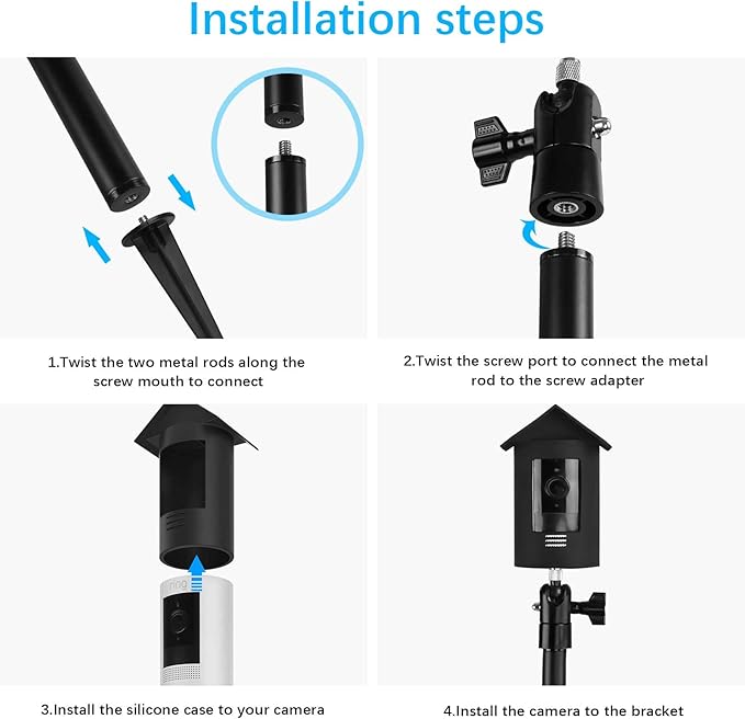HOLACA Spike Pole Mount Ground Stake and Weatherproof Silicone Skin - Image 3