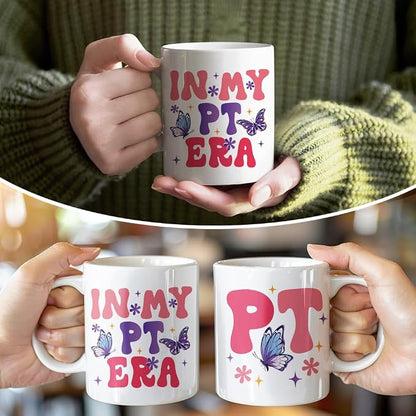 RZHV In My PT Era 11 Oz Novelty Mug, Cute Butterfly Office Ceramic Mug Gifts - Image 5