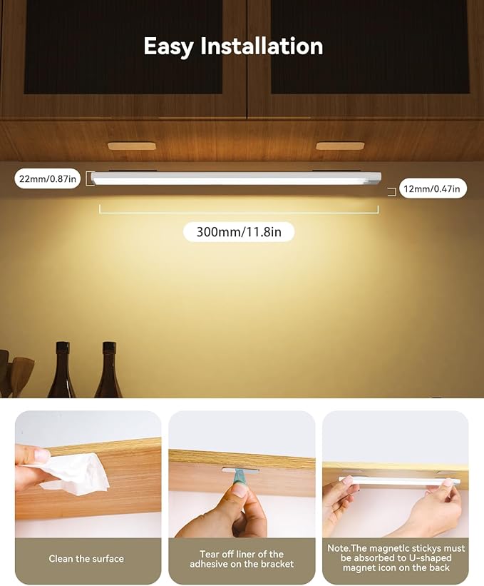 12-Pack 12-Inch Under Cabinet Lighting - Image 8