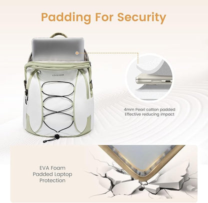 LOVEVOOK Mens Backpack with Giant Tumbler Holder Pocket, 15.6 Inch Everyday - Image 4
