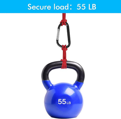 Carabiner Caribeaner Clip, Extra Large 4" Aluminum Carabeaner Keychain Hook - Image 5