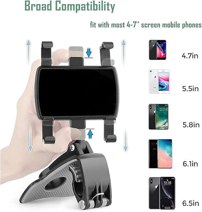 YAOKEEP Universal Car Phone Holder Mount, 360 Degrees Rotation Dashboard Phone - Image 5