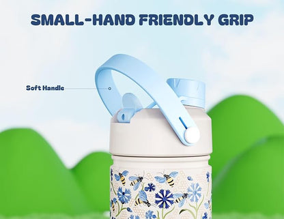 18 oz Kids Water Bottle for School: Spill-Resistant, Insulated 24H Cold Cup - Image 6
