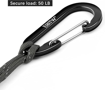 EOTW Paracord Keychain for Men Women Paracord Carabiner Backpack Keychain - Image 4