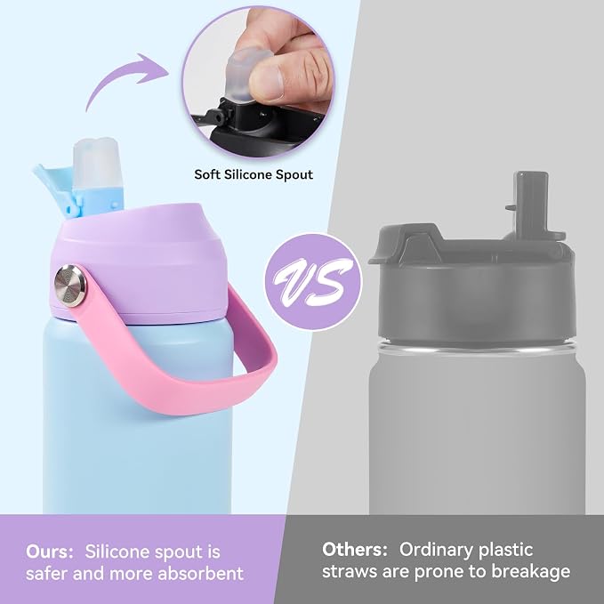 Fijinhom 24oz Insulated Stainless Steel Water Bottle, Wide Mouth Double Wall - Image 4