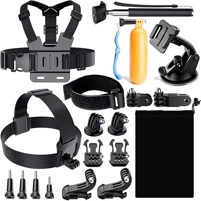 Reflex Camera 19-in-1 Action Camera Accessories Kit Compatible by ReflexCamera