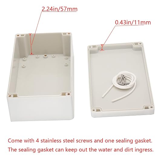 Project Box IP65 Waterproof Junction Box ABS Plastic Electrical Boxes DIY - Image 4