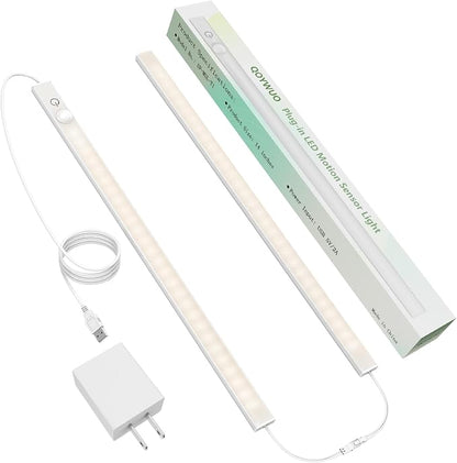 14" Slim USB Plug-in LED Motion Sensor Light Indoor, Bright & Dimmable Under by GreatLightingforGreatLife