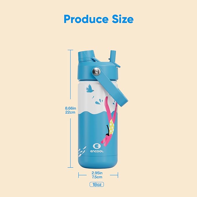 ENCOOL Kids Insualated Water Bottle - Image 5