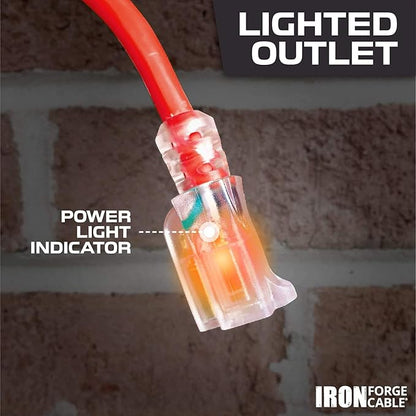 Iron Forge Cable 6 ft Lighted Outdoor Extension Cord - Image 6