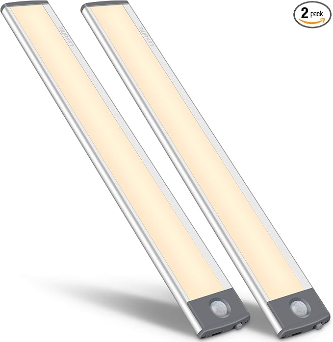 54-LED Motion Sensor Cabinet Light, Under Counter Closet Wireless USB by Home