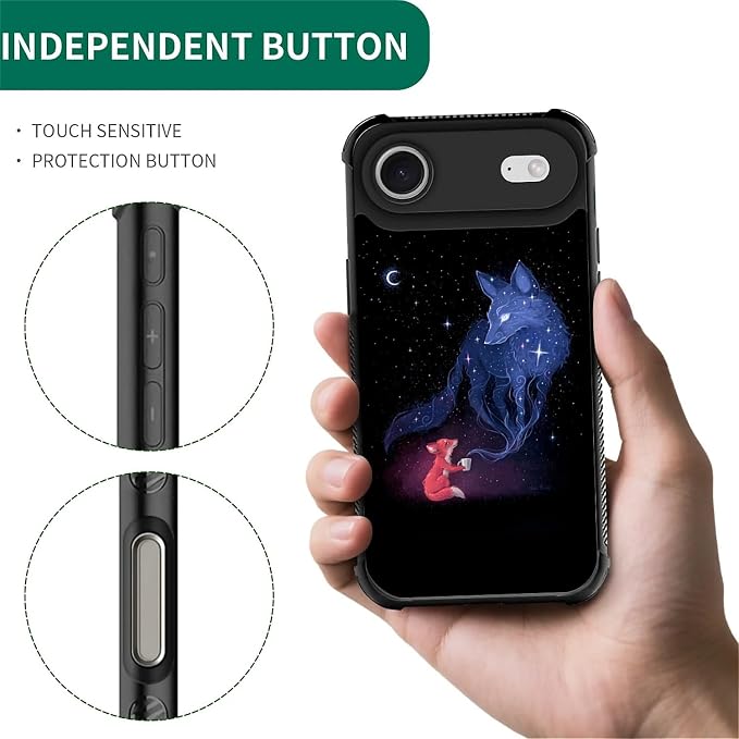 for iPhone 17 Air Case, for MagSafe Graphic Design for Girl Boy Soft Silicone - Image 3