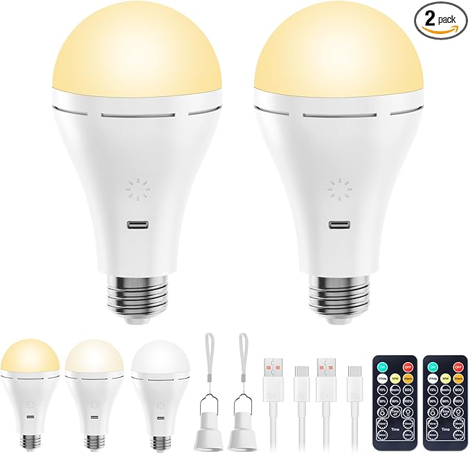 Brightown E26 Rechargeable Light Bulb by Brightown