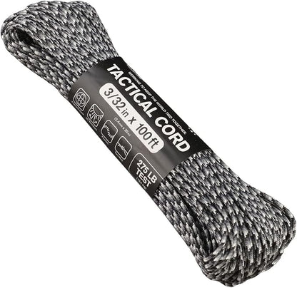 Atwood Rope MFG 275 Tactical Paracord 100 Feet 4-Strand Core Nylon Parachute by AtwoodRopeMFG