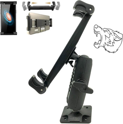 Heavy Duty Tablet GPS Smartphone AMPS Drill Base Dash ELD Mount - Image 2