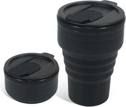 Foldable Silicone Water Bottle 13oz by Peboms