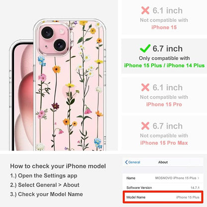 MOSNOVO Case for iPhone 15 Plus/iPhone 14 Plus - Image 2