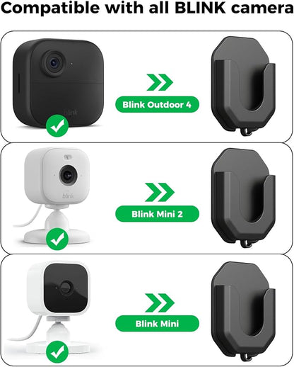 3 Pack Blink Camera No Drill No Screws Wall Mount Bracket - Image 2