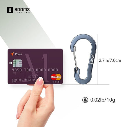 Booms Fishing CC5 Multi-Use Carabiner Clips, 10 Pack 2.7" Small Caribeener Clips - Image 6