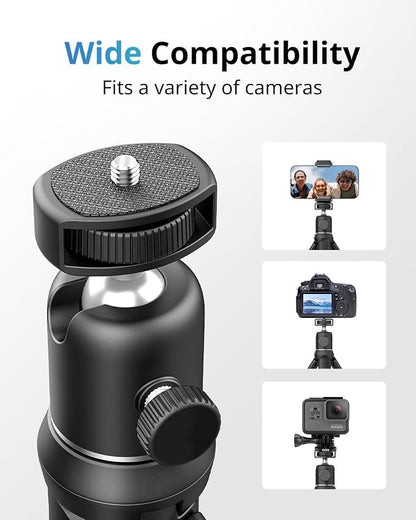 UBeesize Camera Tripod with Remote, Flexible Tripod Stand with Phone Holder and - Image 2