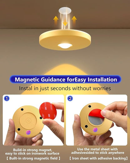 LED Puck Lights with Remote, 2000mAH Battery Operated, Rechargeable Shelf Light - Image 5