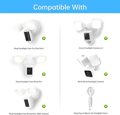Eave Mount for Ring Floodlight Cam Wired Pro & / Plus, Ring Smart Lighting - Image 4