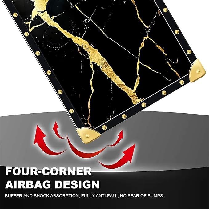 for iPhone 17 Air Case Luxury Golden Decoration - Image 6