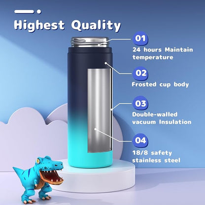 Kids Water Bottle, Stainless Steel Vacuum Insulated cup, Kids Water Bottle - Image 4