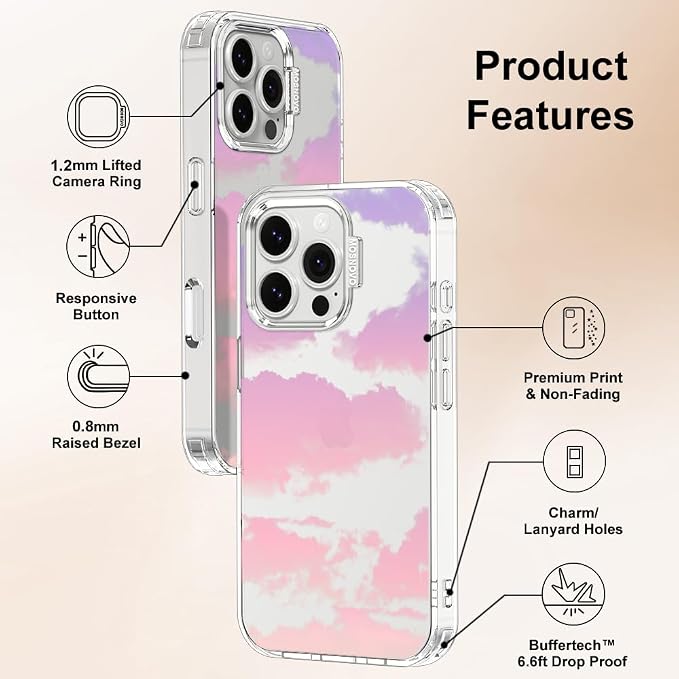 MOSNOVO for iPhone 16 Pro Case, Shockproof Military-Grade Protection 6.6ft Drop - Image 6