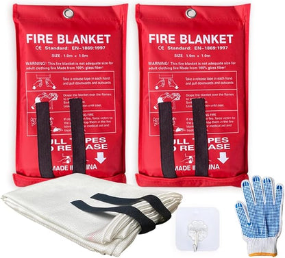 Leberna Emergency Fire Blanket for Home and Kitchen - Image 9