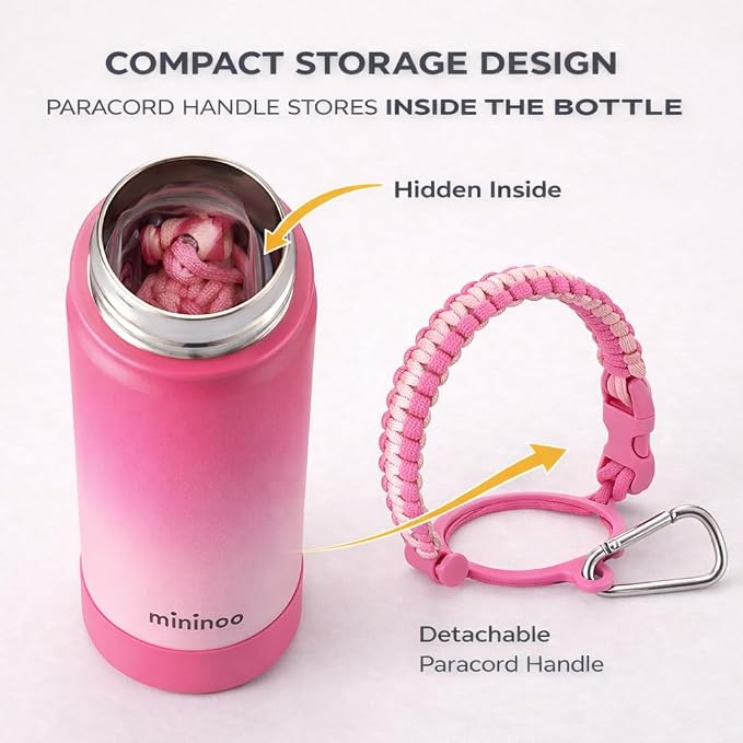 mininoo Insulated Stainless Steel Water Bottle - Image 2