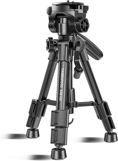 CAMBOFOTO 30"-Camera-Tripod, Porfessional Aluminum Heavy Duty Tripod Stand - Image 2