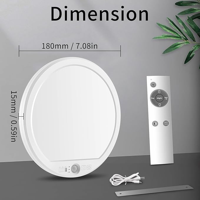 Meliya Rechargeable Motion Sensor Ceiling Light - Image 9