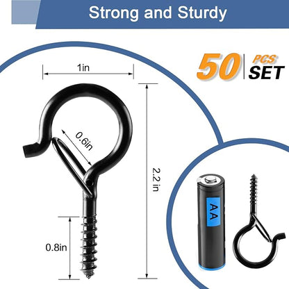 ADIIL 50 PCS Q Hanger Hooks - Image 6