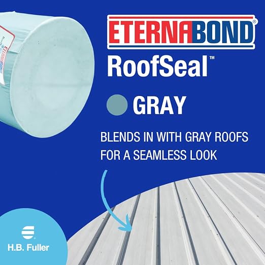 EternaBond RoofSeal Gray 6" x50' MicroSealant UV Stable RV Roof Seal Repair - Image 6