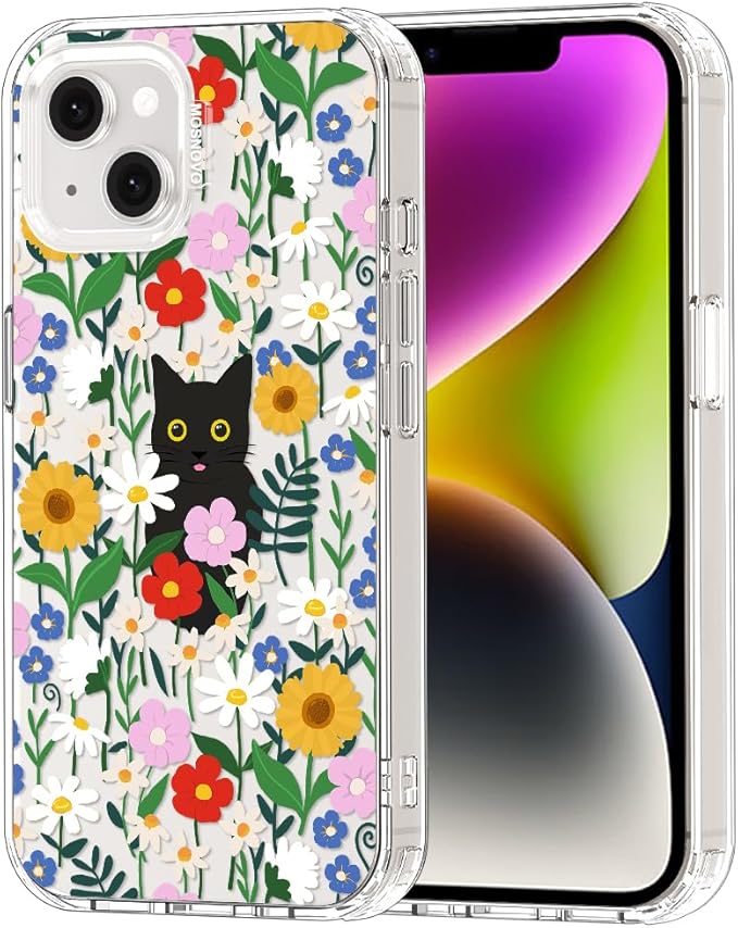 MOSNOVO for iPhone 13/14 Case | Military Grade 6.6ft Drop Tested | Clear by Mosnovo