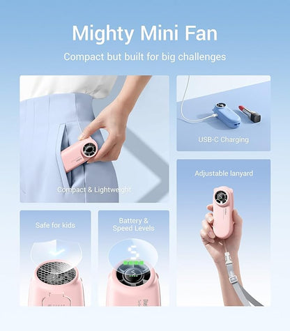 Diveblues TurboBear Portable Handheld Turbo Fan, 5 Gear Wind, Travel Essentials - Image 4