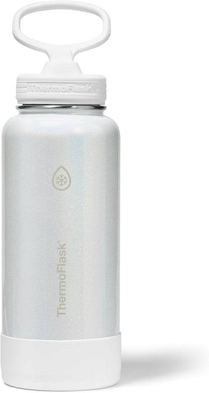 ThermoFlask 32 oz Double Wall Vacuum Insulated Stainless Steel Water Bottle by ThermoFlask