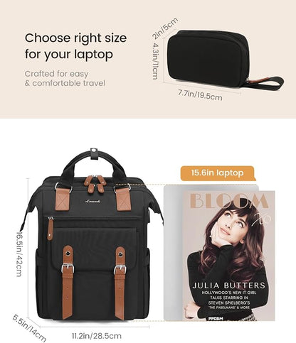 LOVEVOOK Laptop Backpack Women, Teacher Work Backpack - Image 7