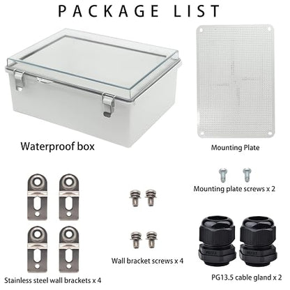 Outdoor Waterproof Electrical Box Junction Box Weatherproof IP67 ABS Plastic - Image 4