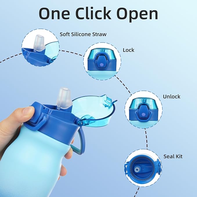 BJPKPK Insulated Water Bottle 25oz Stainless Steel Water Bottles - Image 3