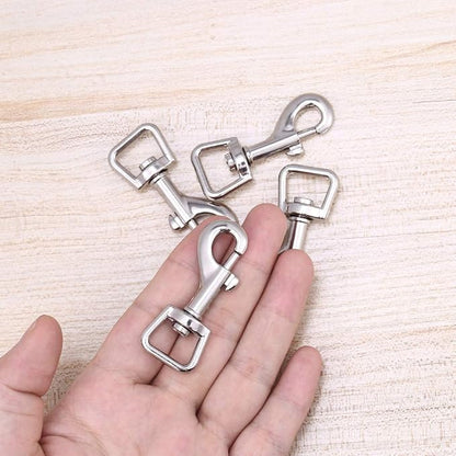 Swivel Snap Hooks, Lucky Goddness 20pcs Metal Heavy Duty Square Eye Clasp - Image 2