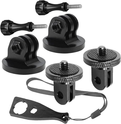 Aluminum Camera Tripod Adapter 1/4"-20 Conversion Adapter Mounts Compatible by duwuzest