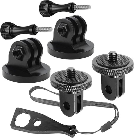 Aluminum Camera Tripod Adapter 1/4"-20 Conversion Adapter Mounts Compatible by duwuzest