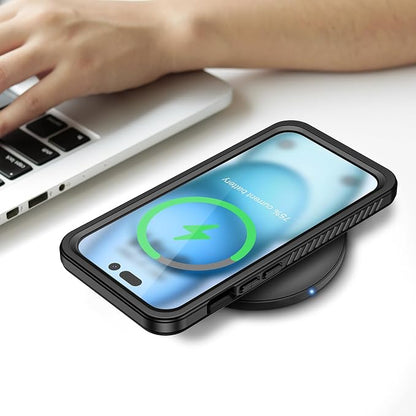 Lanhiem Magnetic for iPhone 15 Case, Waterproof Dustproof Cover, Full Body - Image 7