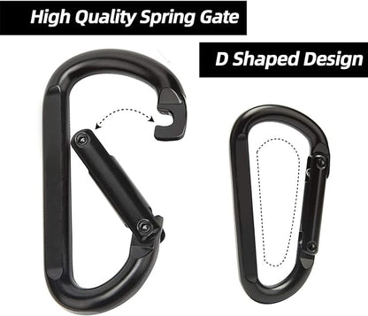 EZYA Heavy Duty Carabiner Clips, 860lbs - Image 3